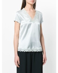 Max & Moi Lace Trim T Shirt