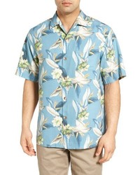 Tommy Bahama Tropic Of Tritorn Short Sleeve Silk Blend Camp Shirt