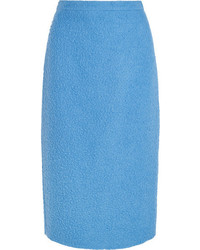 Light Blue Silk Skirt
