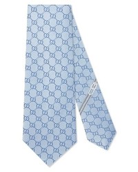 gucci fedra silk jacquard tie