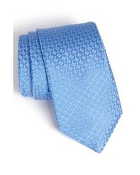 Nordstrom Woven Silk Tie Light Blue Regular