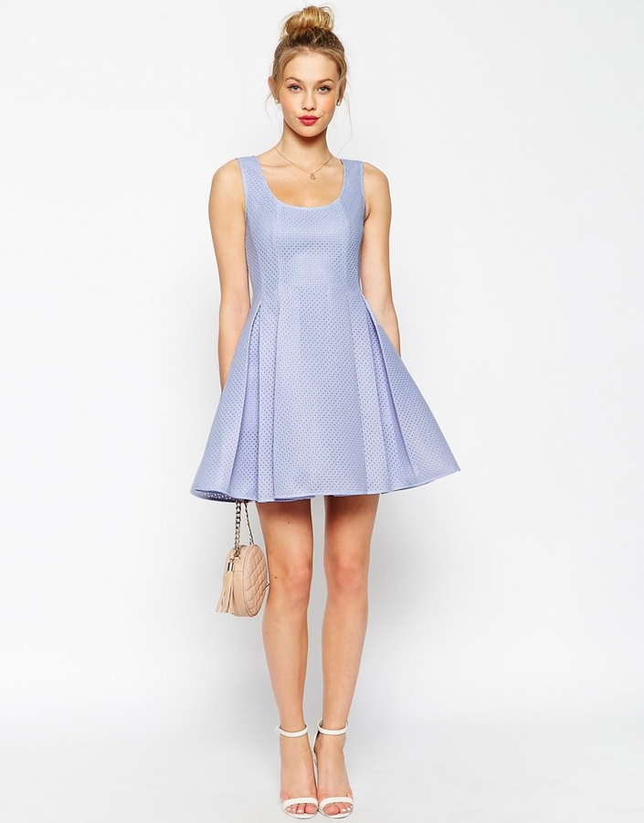 Asos Collection Structured Prom Skater Dress Where To Buy And How To Wear