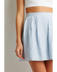 Forever 21 Pleated Pinstripe Skirt