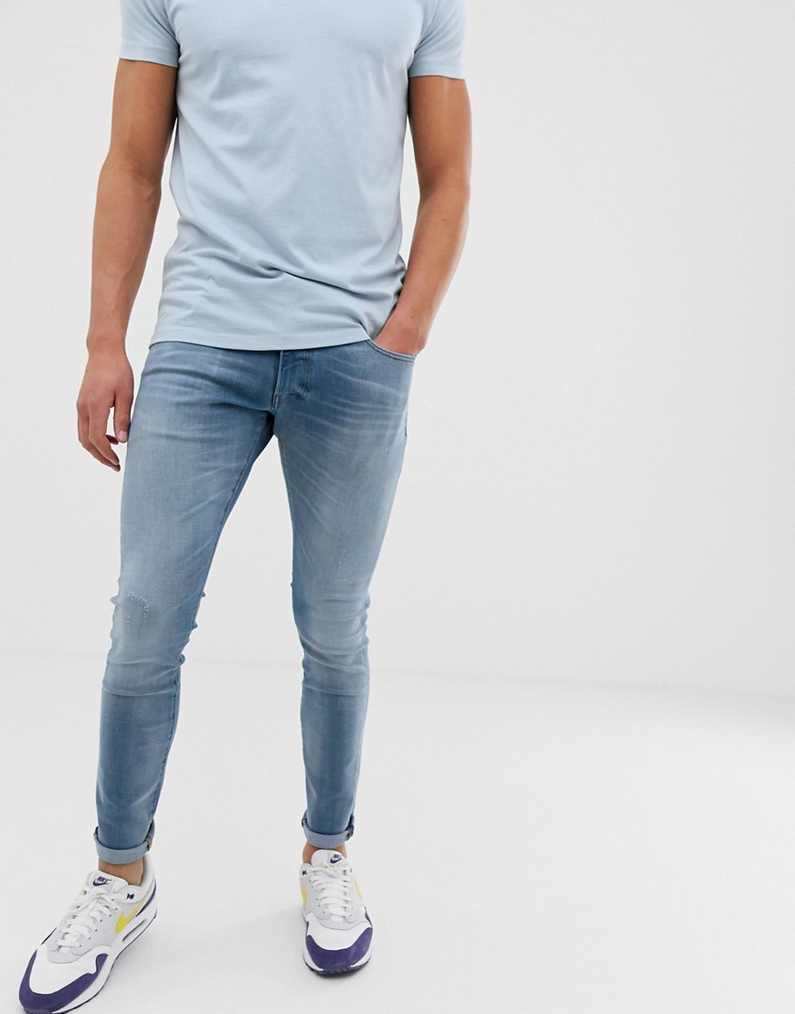 3301 deconstructed skinny jeans