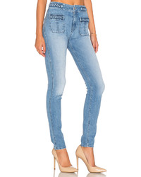 7 For All Mankind Braided Skinny