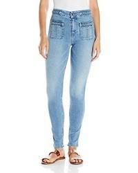 7 For All Mankind Braided Skinny Jean In