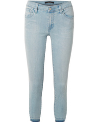 J Brand 835 Cropped Mid Rise Skinny Jeans