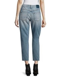 Amo Ace High Rise Slouchy Skinny Ankle Jeans