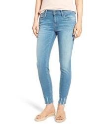 Mavi Jeans Adriana Frayed Skinny Ankle Jeans