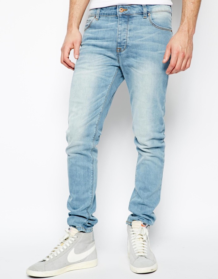 Asos Brand Skinny Jeans In Light Wash | Where to buy & how to wear