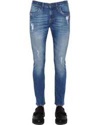 Bikkembergs 17cm Skinny Cotton Denim Jeans