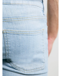Topman Bleach Wash Spray On Skinny Jeans