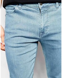 Asos Brand Super Skinny Jeans In Light Wash