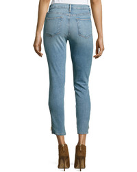 Frame Denim Le High Skinny Stagger Zip Jeans Jackson