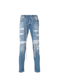 Represent Distressed Detail Jeans