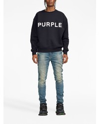 purple brand Faded Low Rise Skinny Jeans