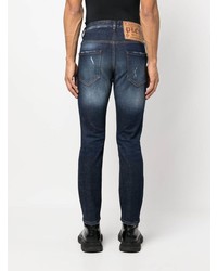 Philipp Plein Faded Wash Skinny Jeans