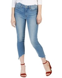 Paige Hoxton High Waist Crop Angled Ultra Skinny Jeans
