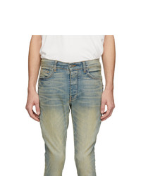 Amiri Indigo Half Track Jeans