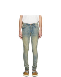 Amiri Indigo Half Track Jeans