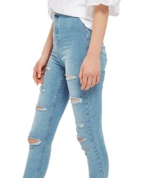 Topshop Joni Super Rip Skinny Jeans