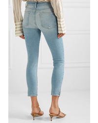 Frame Le High Cropped Skinny Jeans