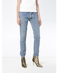 RE/DONE Levis Blue High Waisted Skinny Jeans