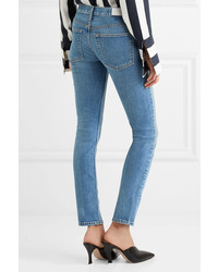 RE/DONE Low Rise Skinny Jeans Blue