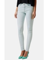 Topshop Moto Leigh Mid Rise Skinny Jeans