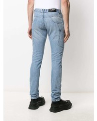 Balmain Multi Pocket Skinny Jeans