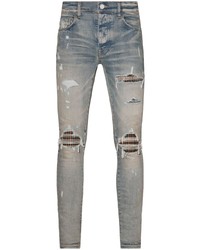 Amiri Neon Plaid Skinny Jeans