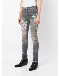 Amiri Paint Splattered Skinny Jeans