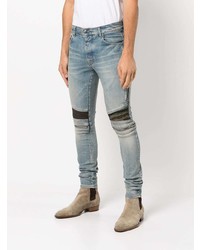 Amiri Panelled Skinny Jeans