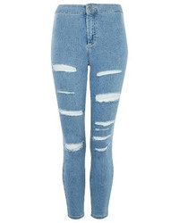 Topshop Petite Joni Super Rip Skinny Jeans