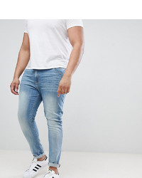 ASOS DESIGN Plus Super Skinny Jeans In Light Wash