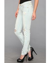 7 For All Mankind Roxanne In Distressed Light