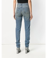Saint Laurent Side Stripe Fitted Jeans