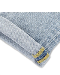 Saint Laurent Skinny Fit 16cm Distressed Washed Denim Jeans