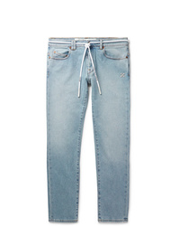 Off-White Skinny Fit Denim Jeans