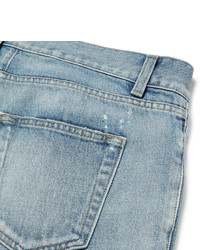 Saint Laurent Skinny Fit Faded Washed Denim Jeans