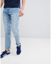 ASOS DESIGN Skinny Jeans In Light Wash Blue