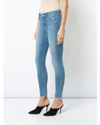 Mother Skinny Raw Hem Jeans
