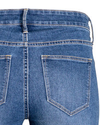 H&M Skinny Regular Ankle Jeans Denim Blue Ladies