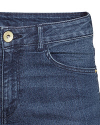 H&M Slim Fit Pants Dark Denim Blue Ladies