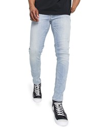 ASOS DESIGN Stretch Skinny Fit Jeans In Medium Blue At Nordstrom