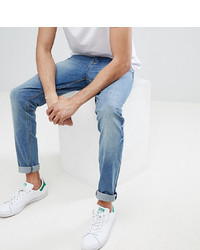 ASOS DESIGN Tall Skinny Jeans In Mid Wash