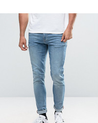 ASOS DESIGN Tall Super Skinny Jeans In Light Wash