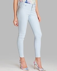 Ted Baker Jeans Annna Skinny Wax Finish In Powder Blue