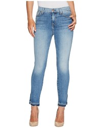 7 For All Mankind The High Waist Ankle Skinny Jeans W Side Split Released Hem In Vintage Air Classic Jeans