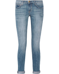Current/Elliott The Rolled Stretch Denim Skinny Jeans
